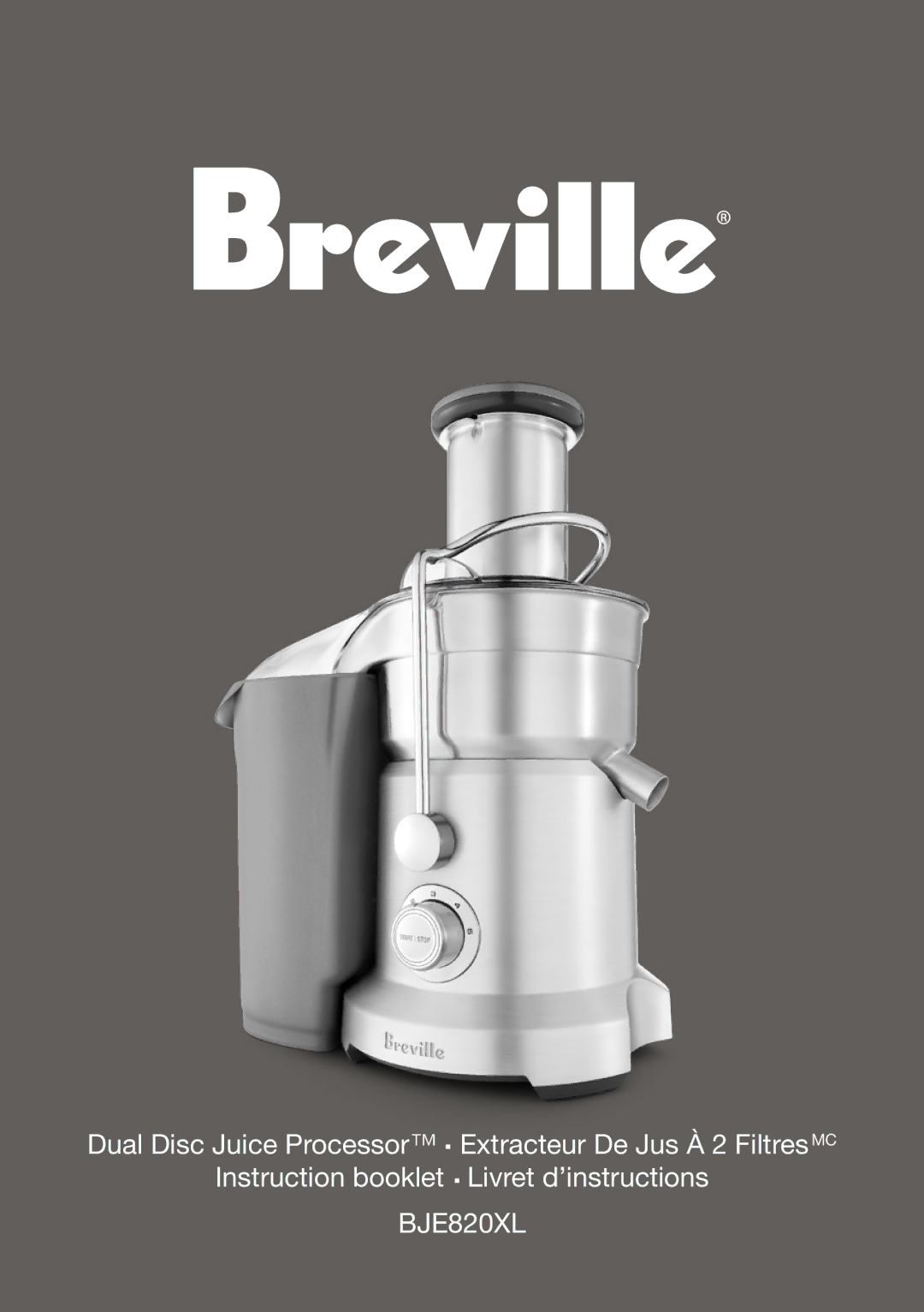 Breville BJE820XL manual 