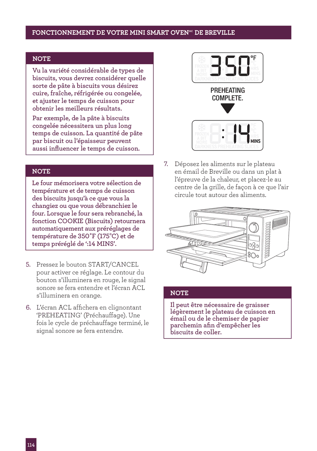 Breville BOV450XL manual 114 