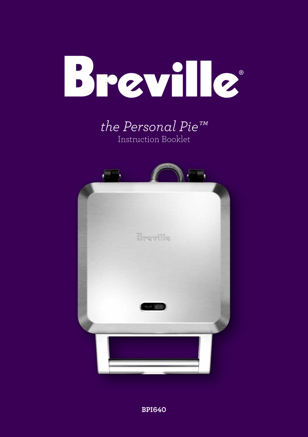 Breville BPI640 manual 