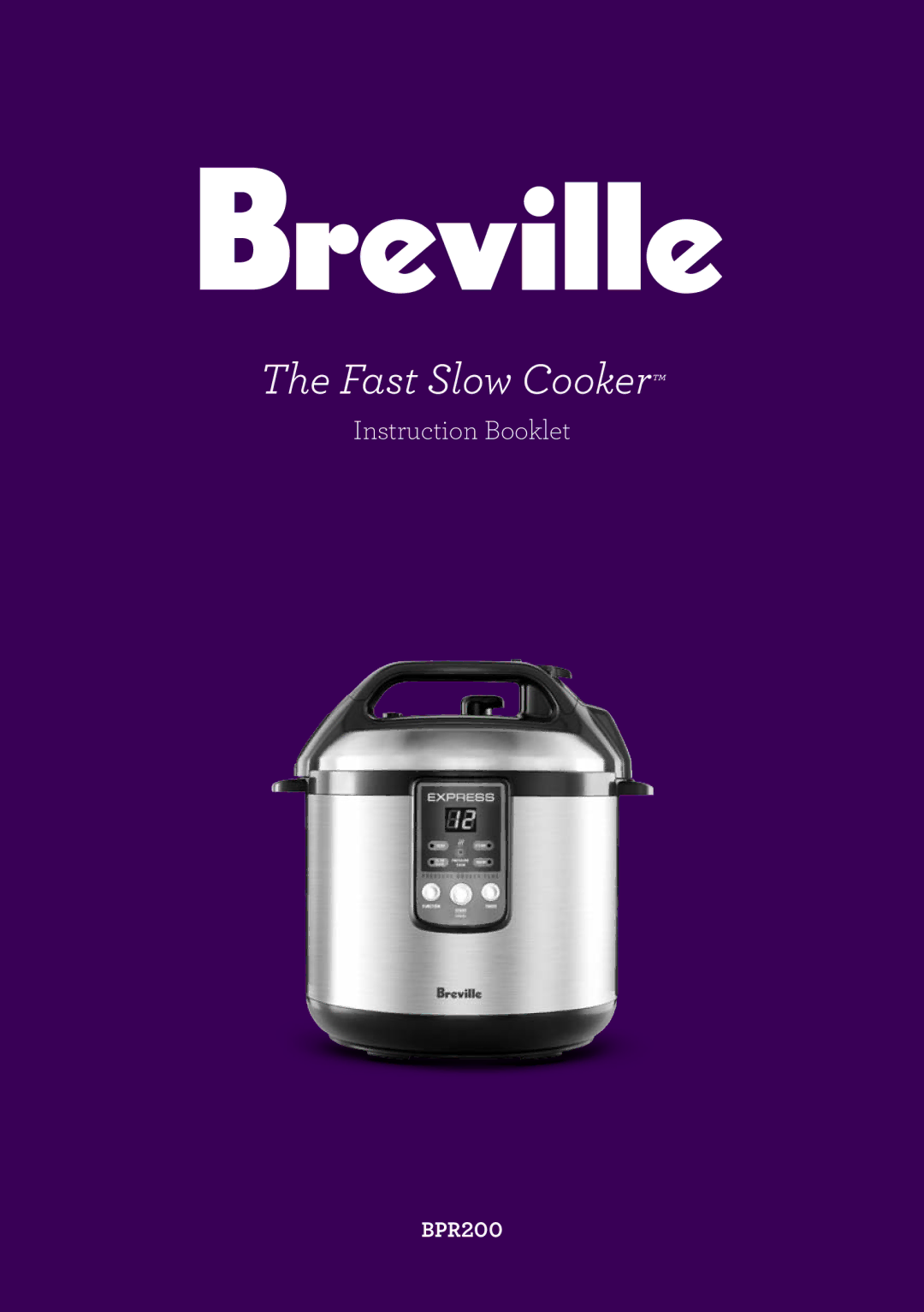 Breville BPR200 manual 