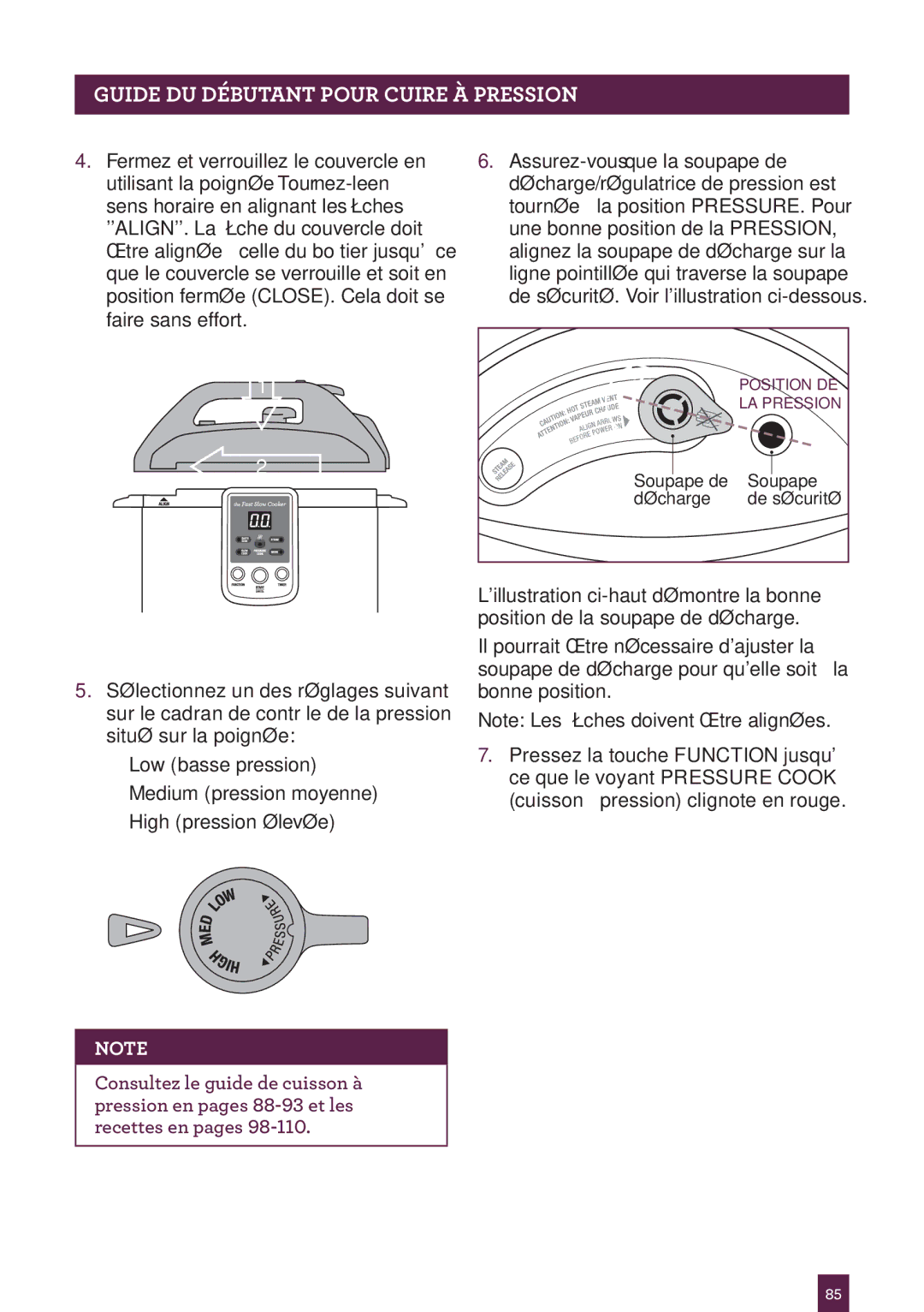 Breville BPR600XL Issue - A12 manual Soupape 