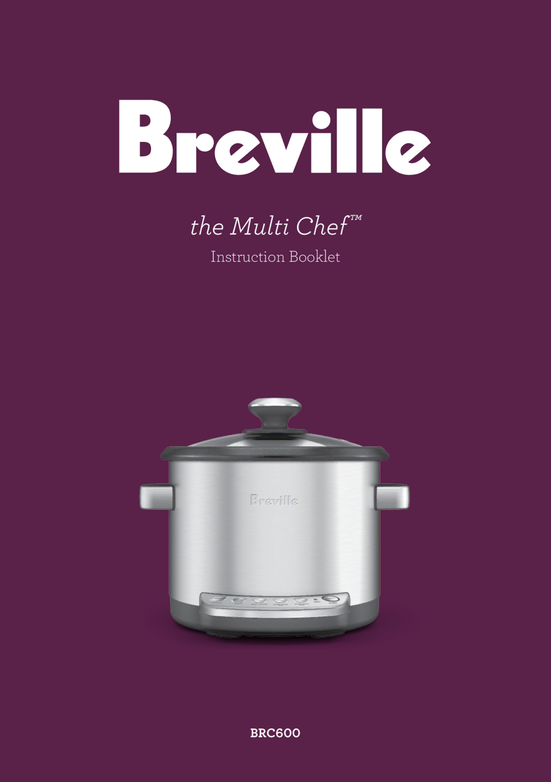 Breville BRC600 manual 