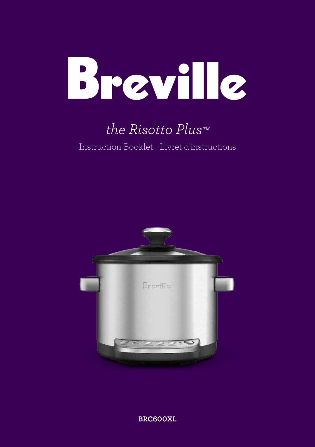 Breville BRC600XL manual Risotto Plus 