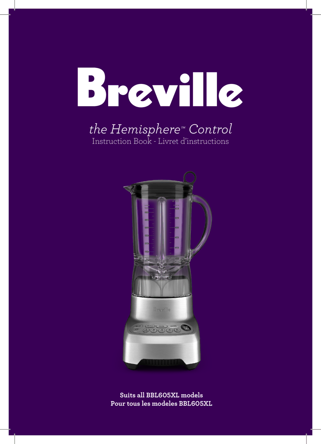 Breville BBL605XL, Breville manual Hemisphere Control 