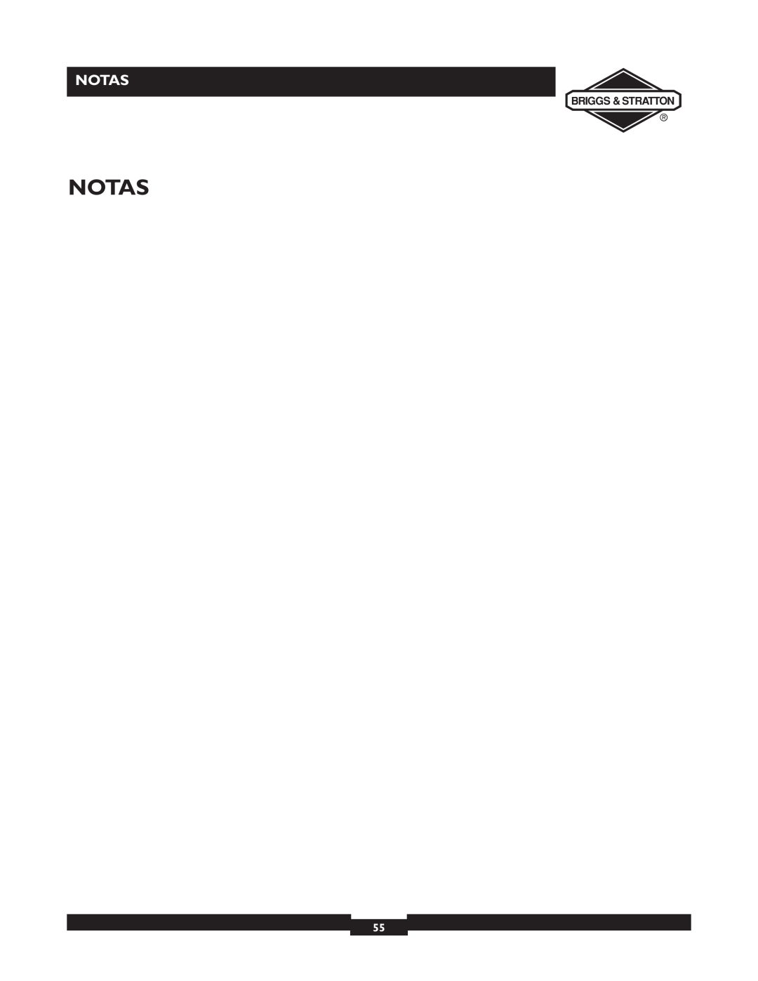 Briggs & Stratton 01894-1 manual Notas 