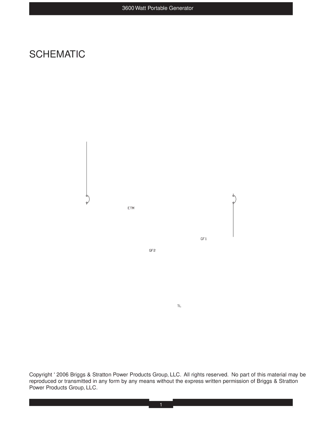 Briggs & Stratton 030231 manual Schematic 