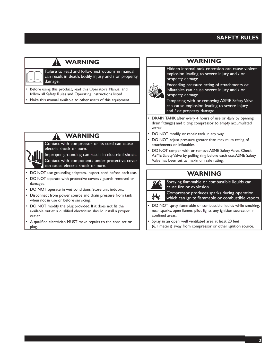 Briggs & Stratton 074000 manuel dutilisation Safety Rules, Make this manual available to other users of this equipment 