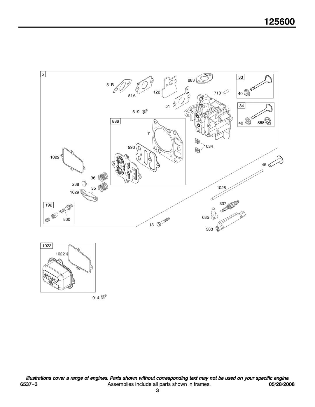 Briggs & Stratton 125600 service manual 