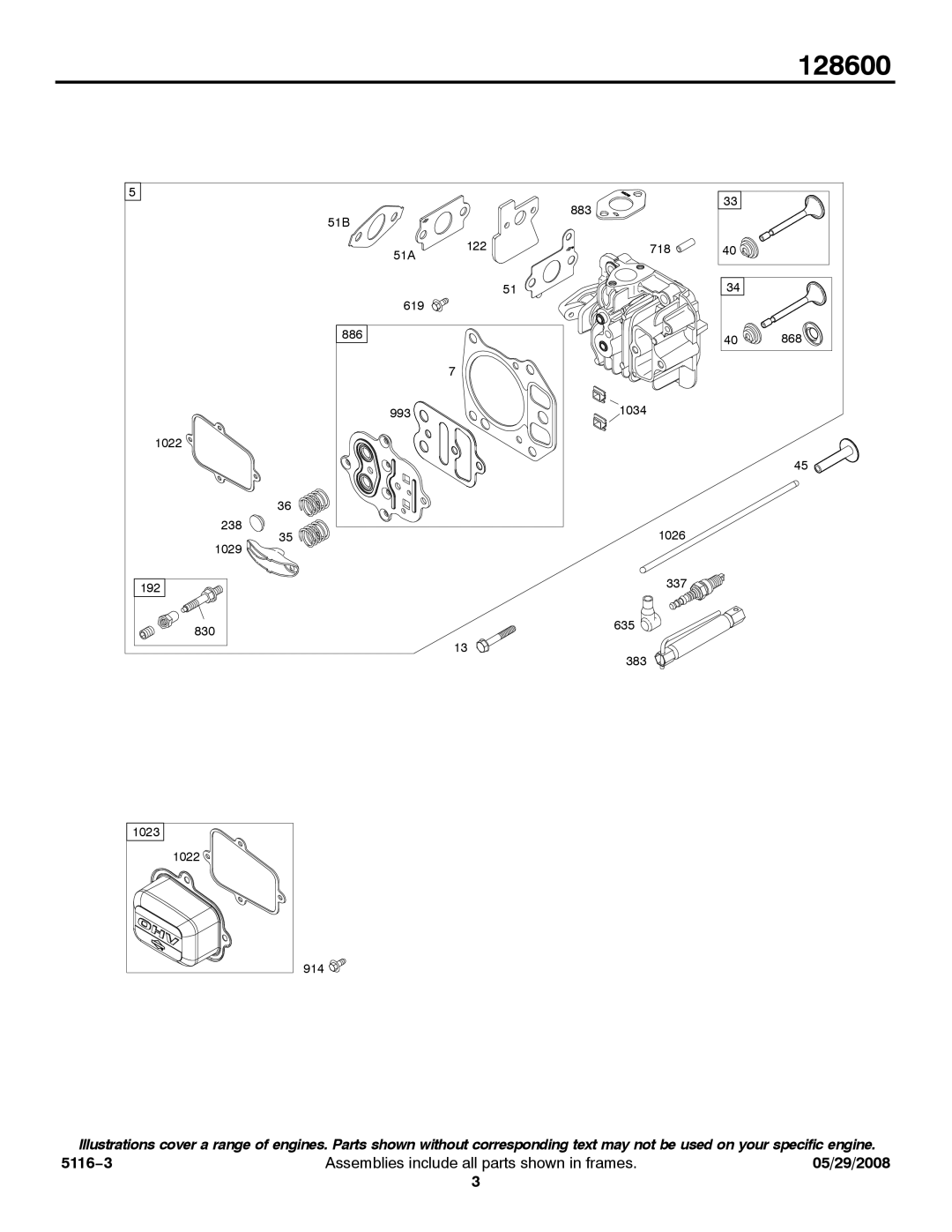 Briggs & Stratton 128600 service manual 