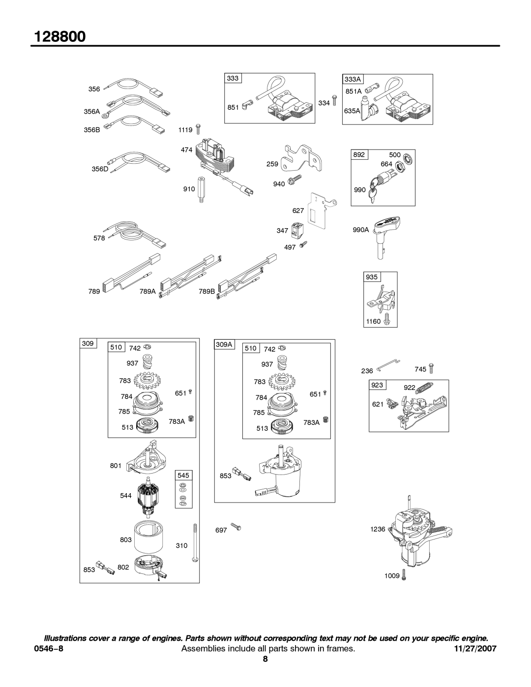 Briggs & Stratton 128800 service manual 356 