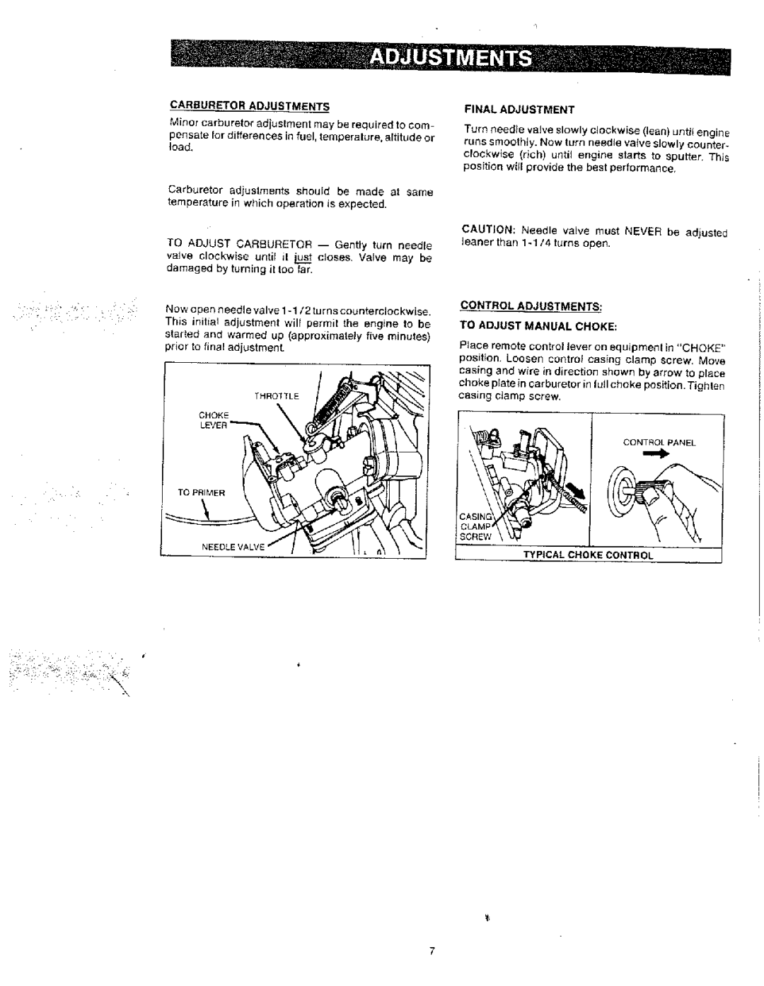 Briggs & Stratton 136200 manual 