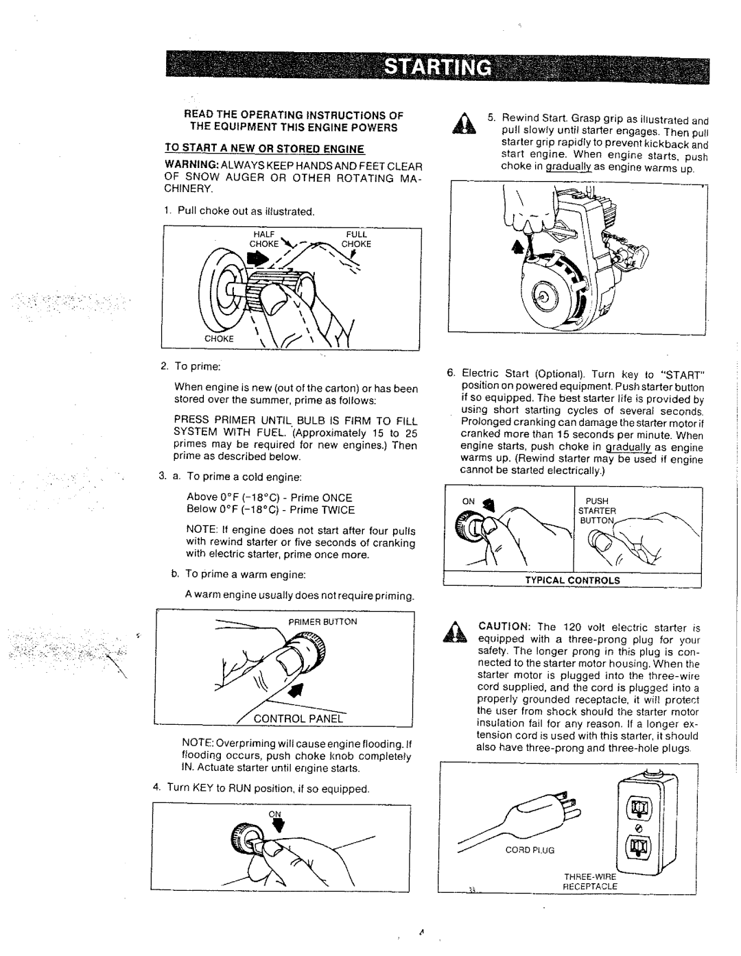 Briggs & Stratton 136200 manual 