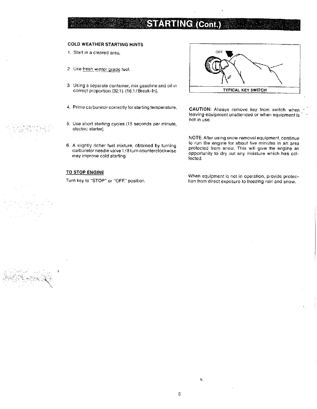 Briggs & Stratton 136200 manual 