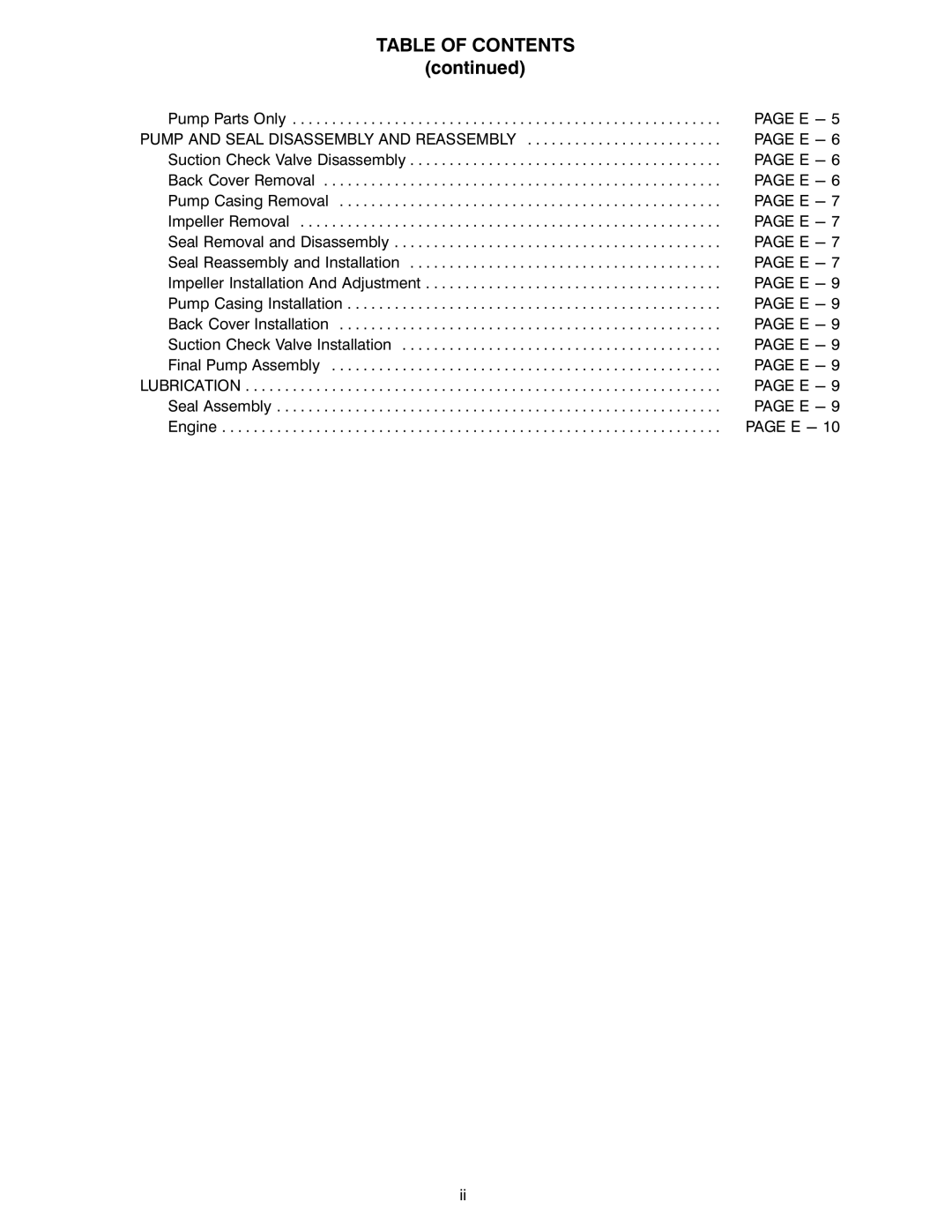 Briggs & Stratton 13D1-19, 13D1-(19) PPO manual Table of Contents 