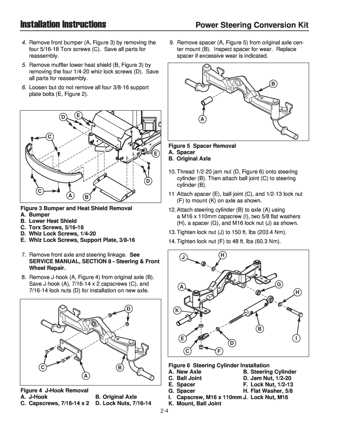 Briggs & Stratton 1687286, 1687302 installation instructions Installation Instructions, Power Steering Conversion Kit 