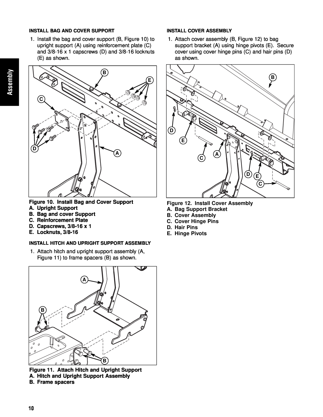 Briggs & Stratton 1695354 manual Assembly, E as shown 