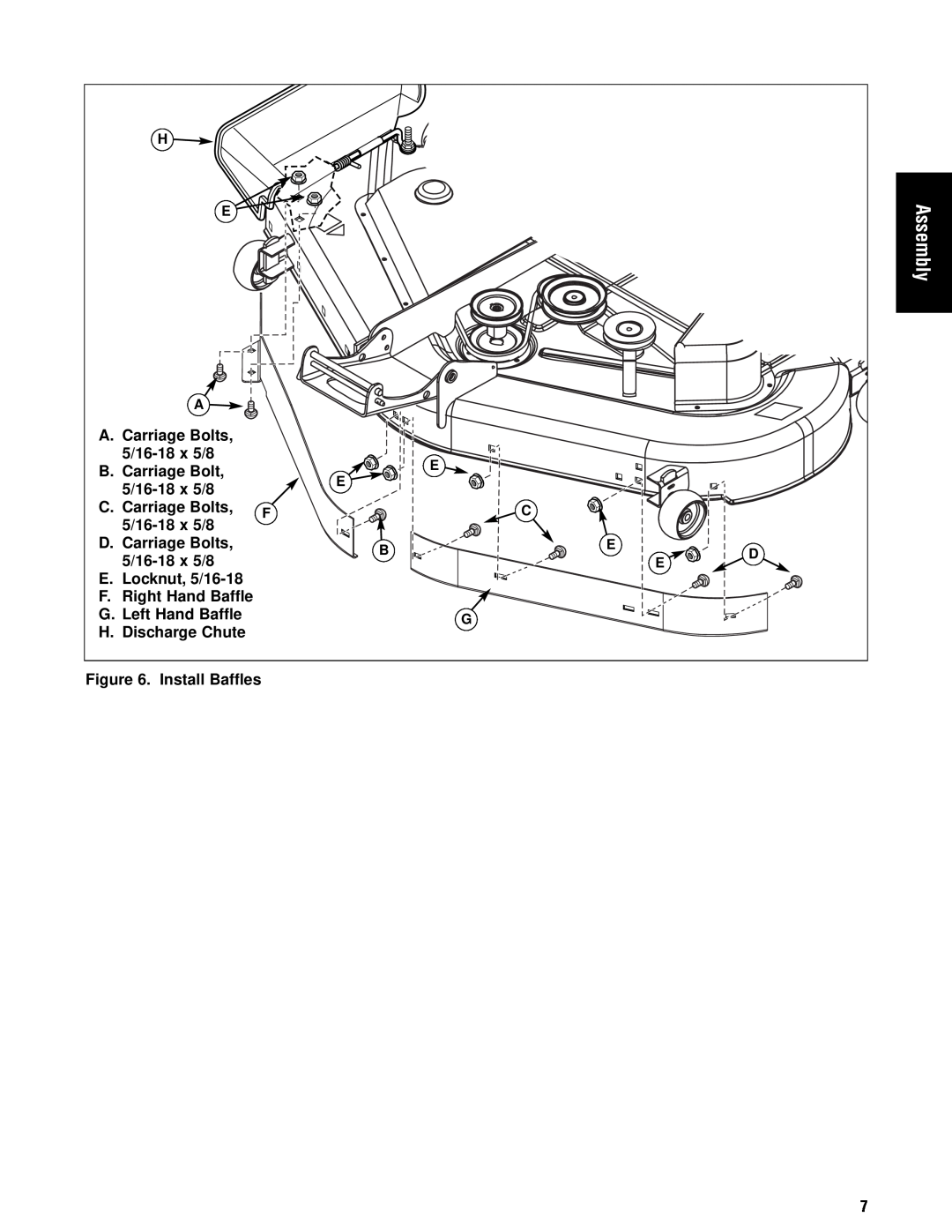 Briggs & Stratton 1695354 manual Assembly 