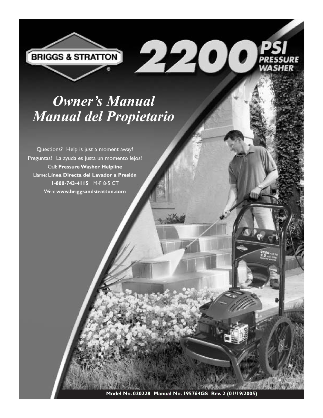 Briggs & Stratton 195764GS, 20228 owner manual Manual del Propietario 