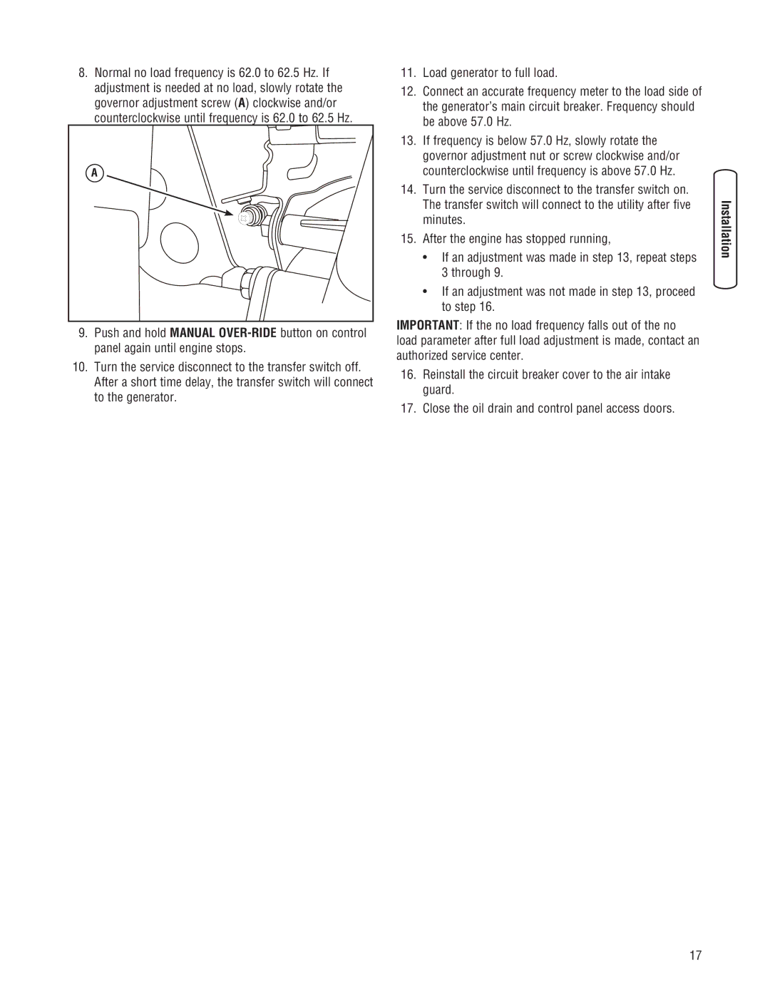 Briggs & Stratton 202826GS system manual 