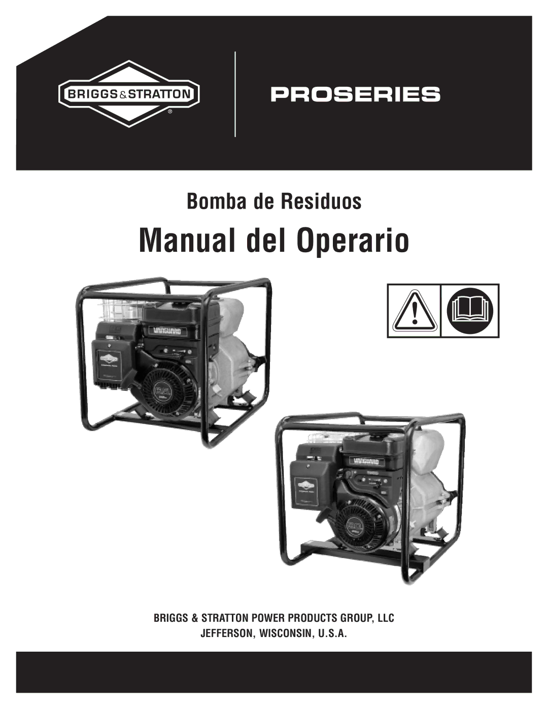 Briggs & Stratton 205378GS manual Manual del Operario 