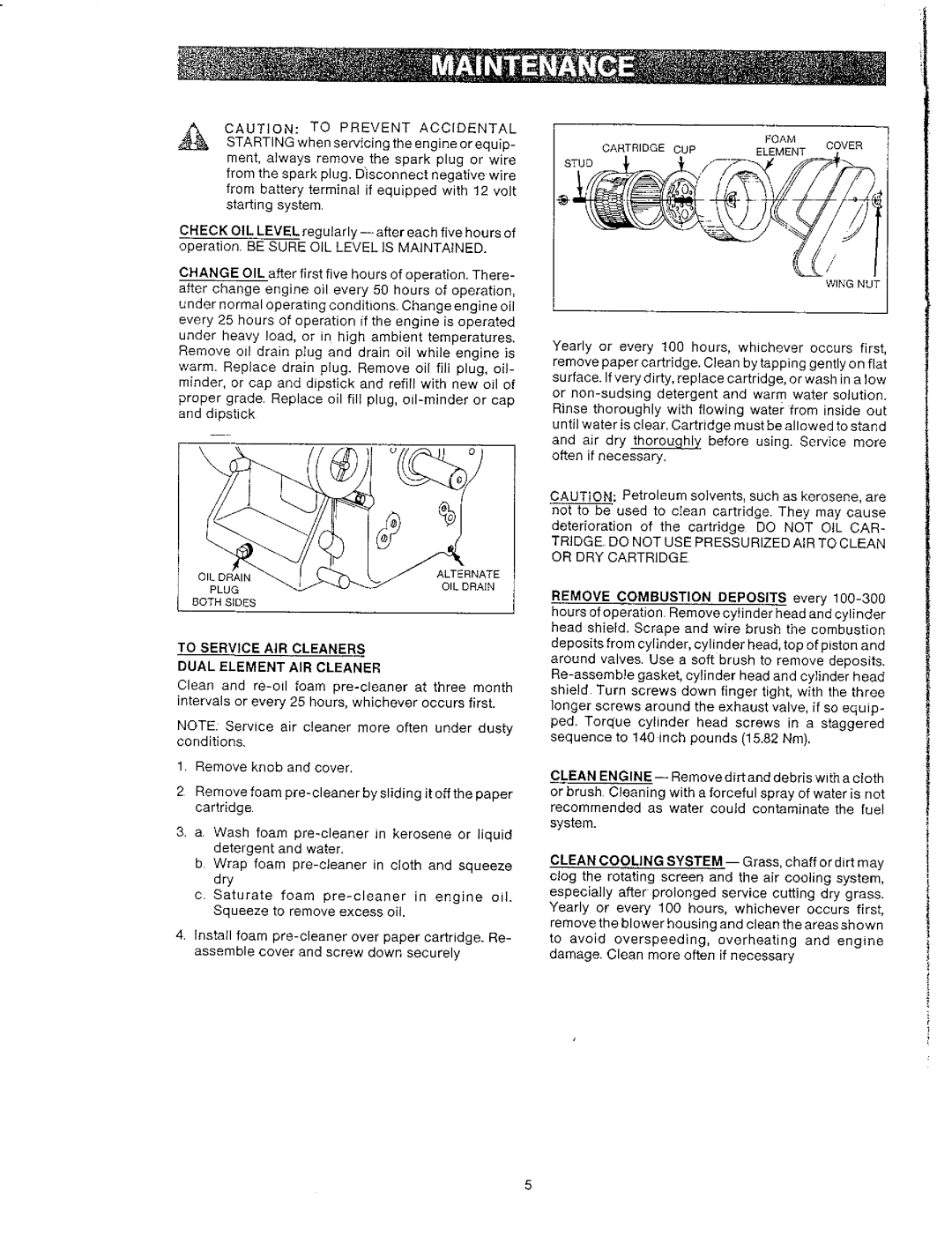 Briggs & Stratton 253400, 25540 manual 