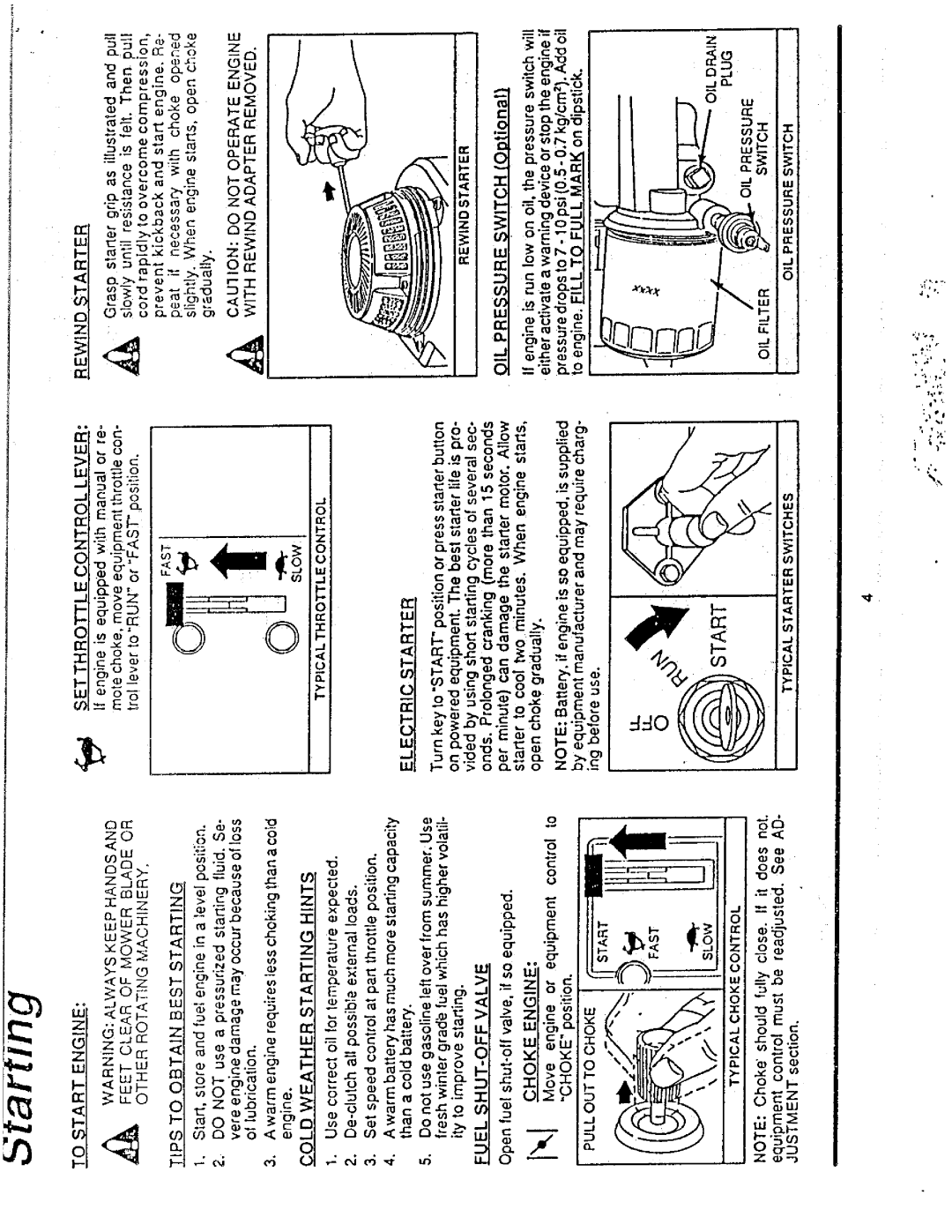 Briggs & Stratton 260700, 261700 manual 