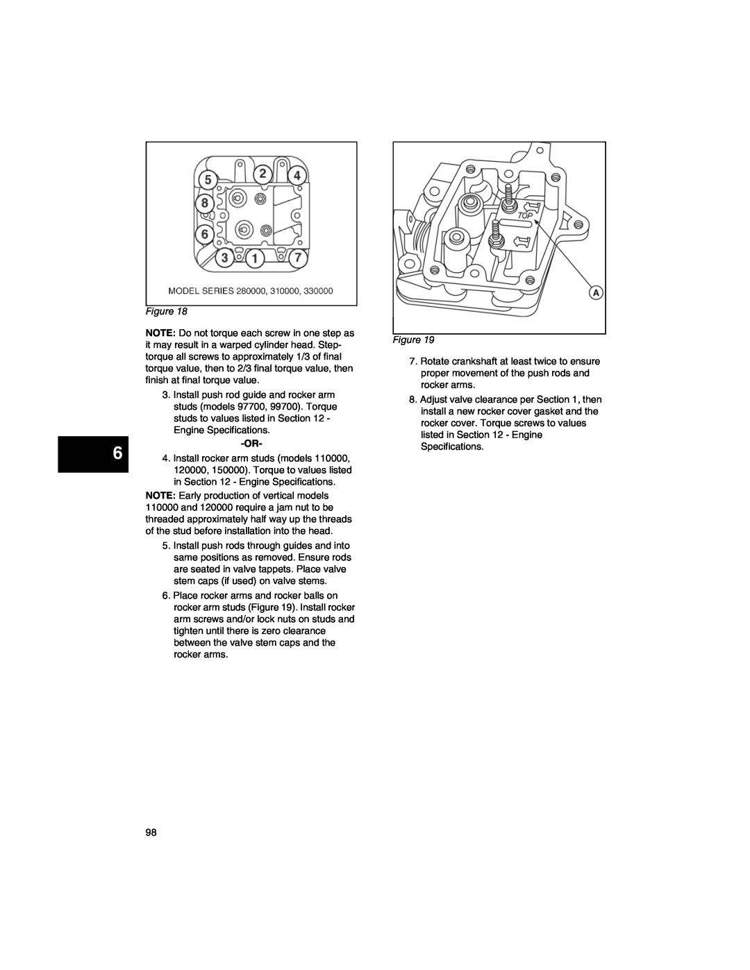 Briggs & Stratton 270962, 271172, CE8069, 276535, 273521 manual 