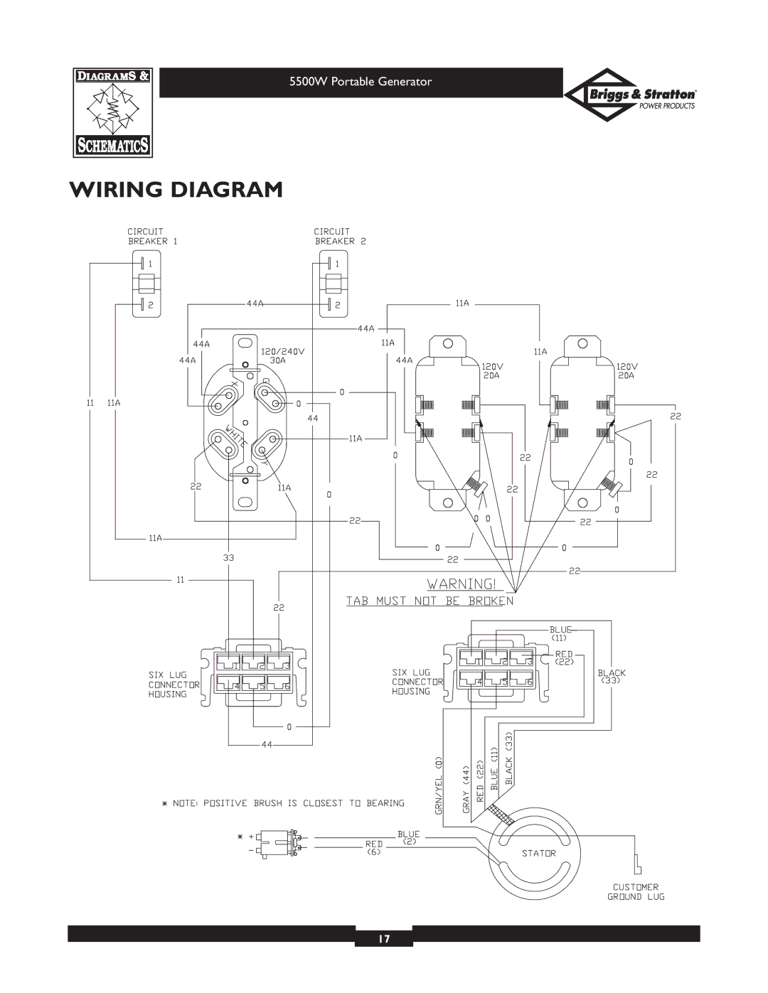 Briggs & Stratton 30209 owner manual Wiring Diagram 