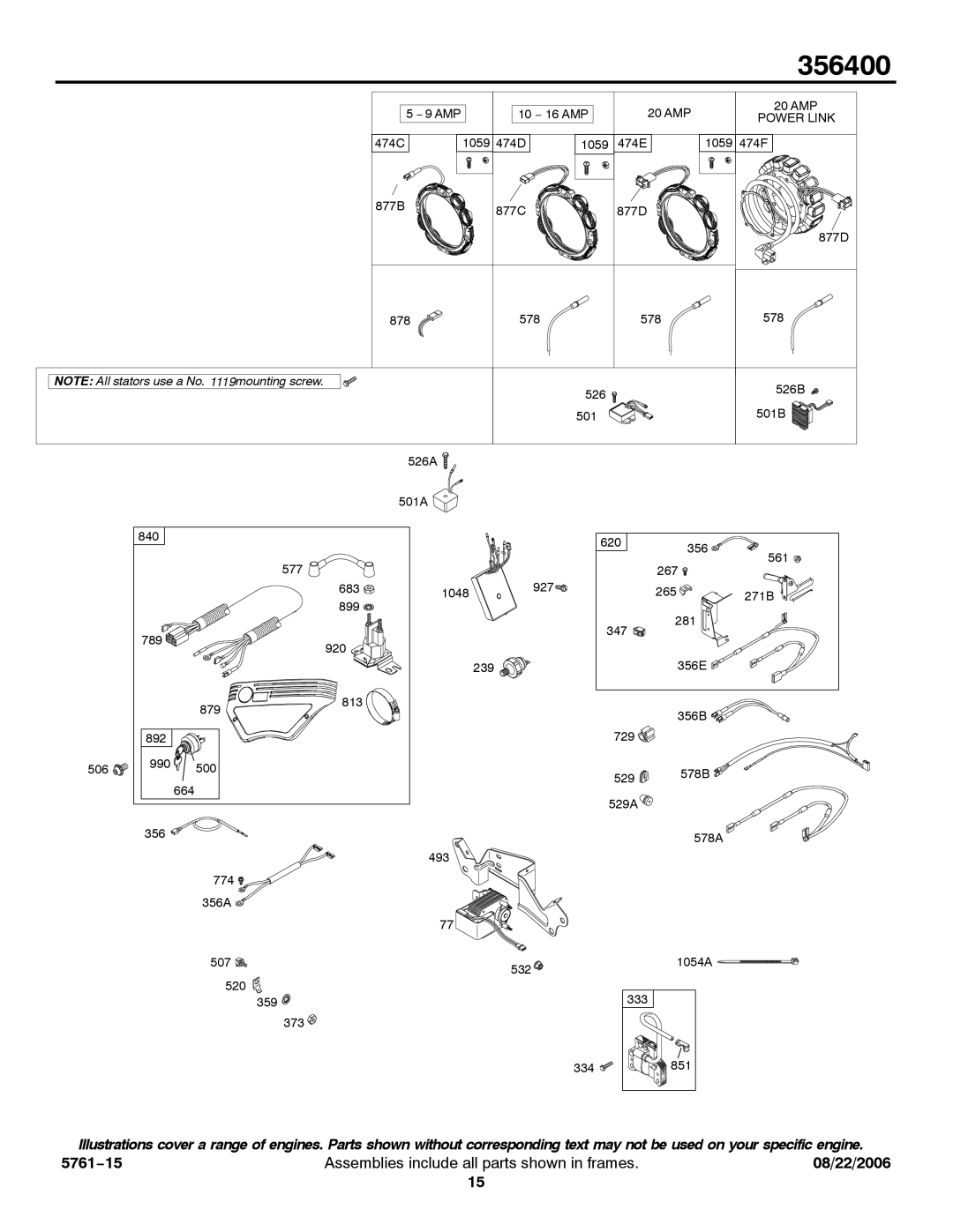 Briggs & Stratton 356400 service manual Power Link 