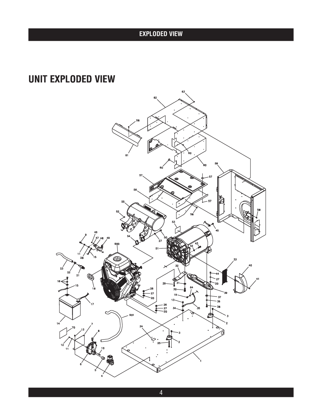 Briggs & Stratton 40266 manual Unit Exploded View 