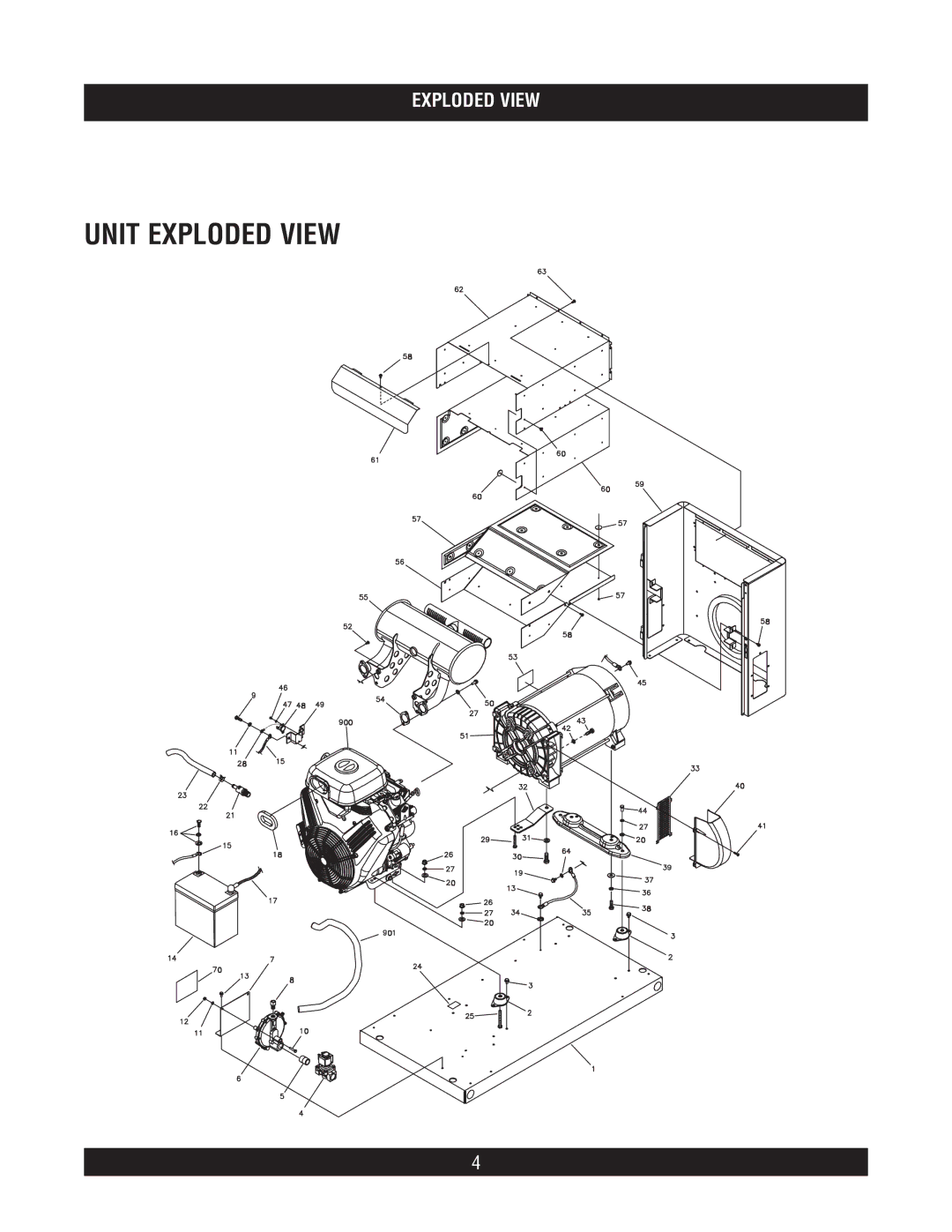 Briggs & Stratton 40266 manual Unit Exploded View 