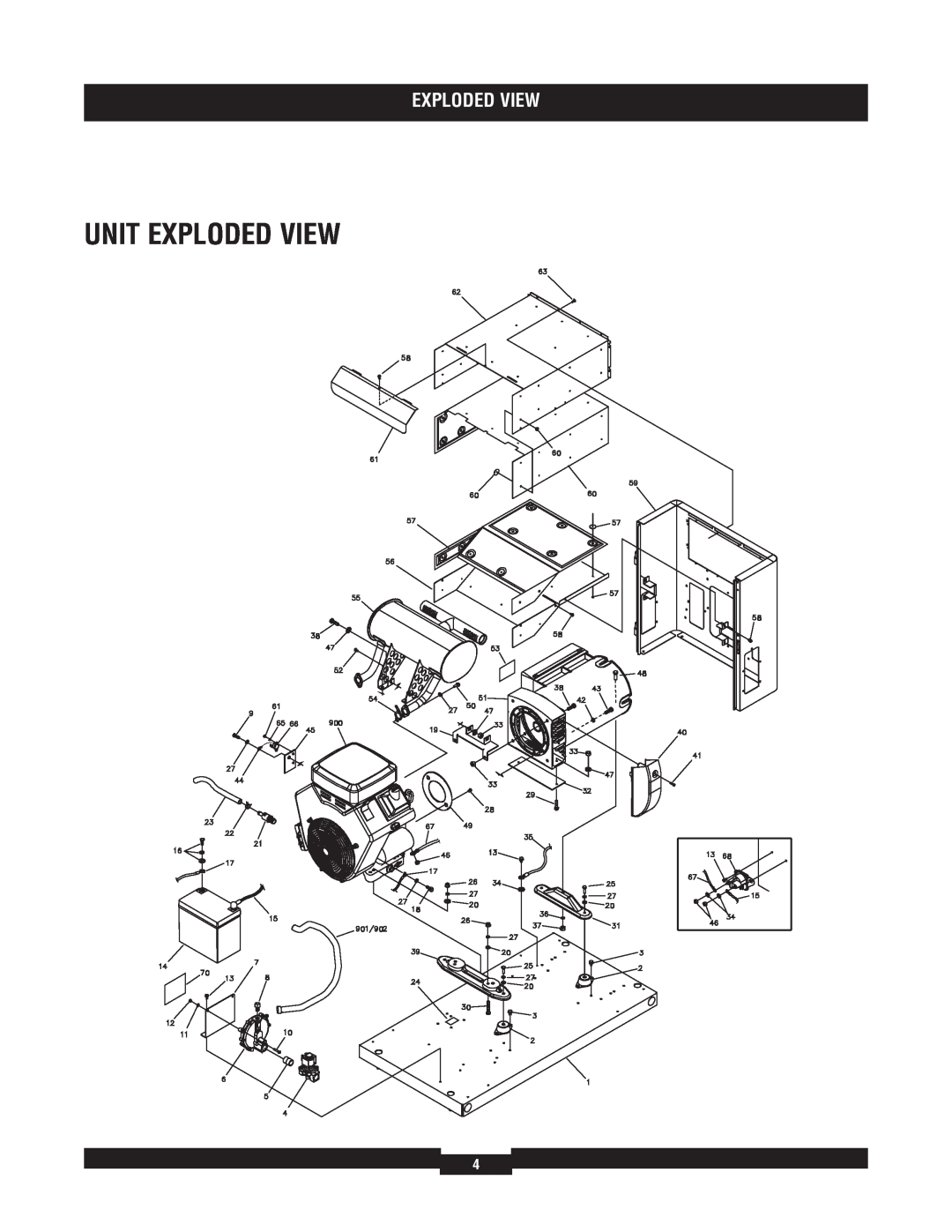 Briggs & Stratton 40273 manual Unit Exploded View 