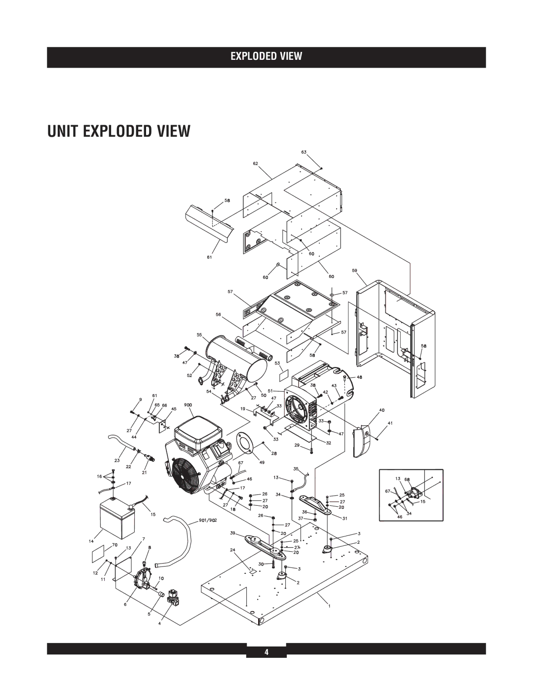 Briggs & Stratton 40273 manual Unit Exploded View 