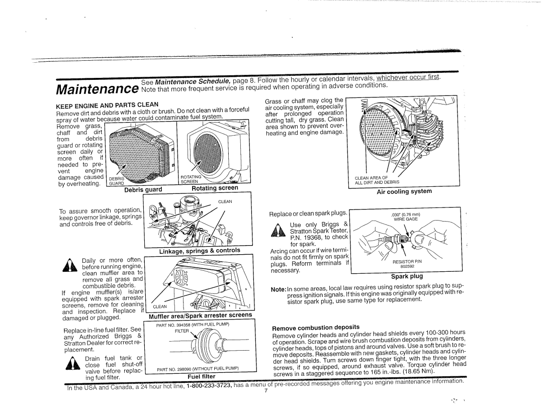 Briggs & Stratton 402400, 422400, 404400, 400400 manual 