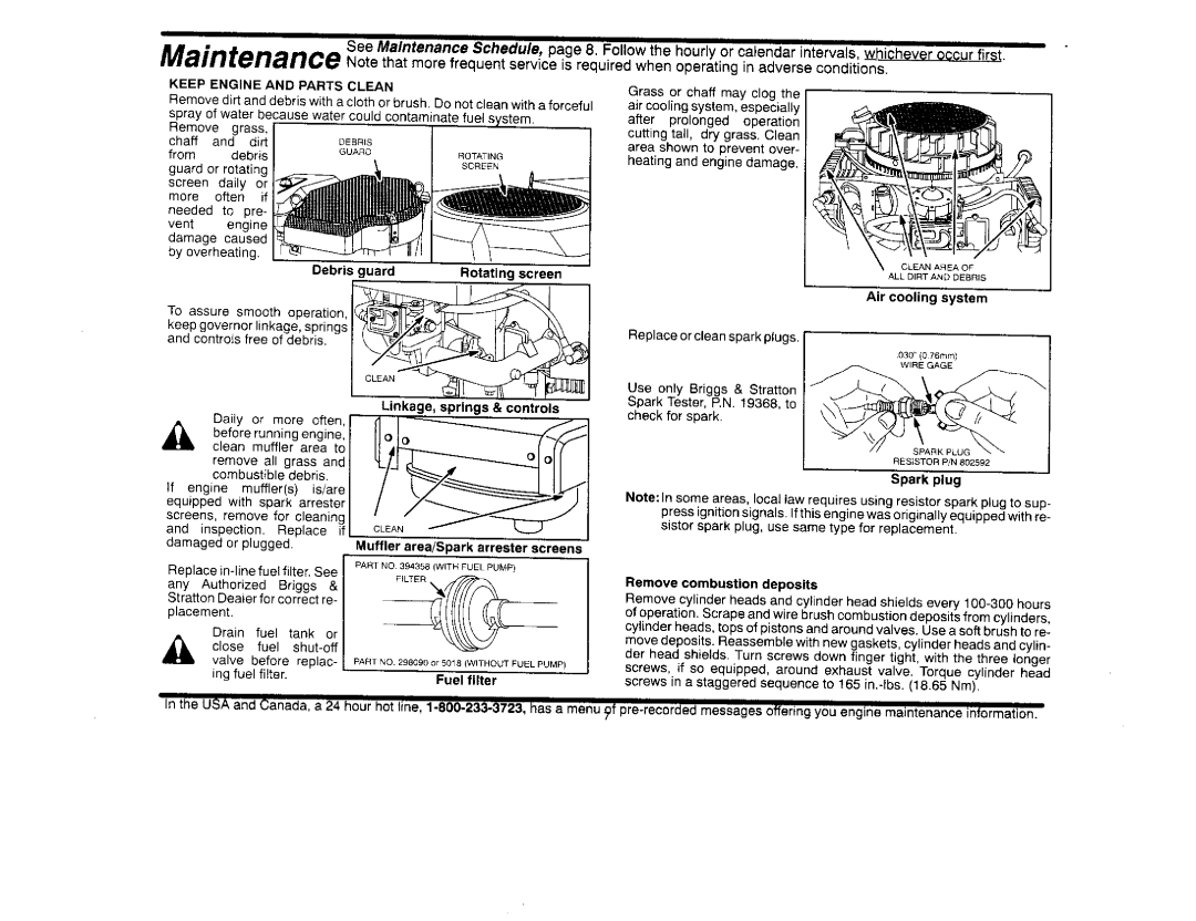 Briggs & Stratton 42A700, 460700, 402700, 42E700, 400700, 422700, 42C700, 42B700, 42D700 manual 