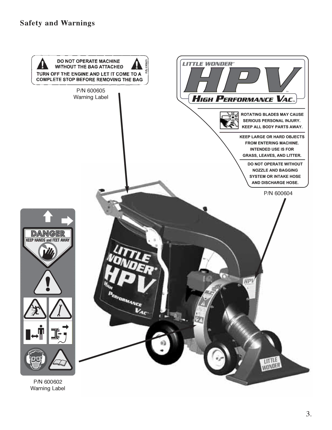 Briggs & Stratton 5621, 5631 manual Safety and Warnings 