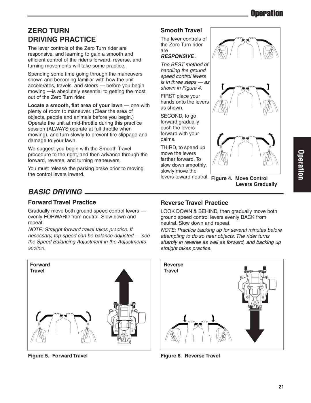 Briggs & Stratton 5900619 Zero Turn Driving Practice, Smooth Travel, Forward Travel Practice, Reverse Travel Practice 