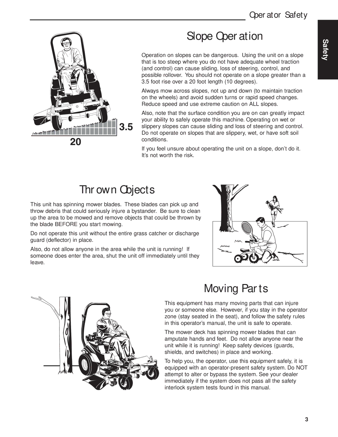 Briggs & Stratton 5900640 manual Slope Operation 