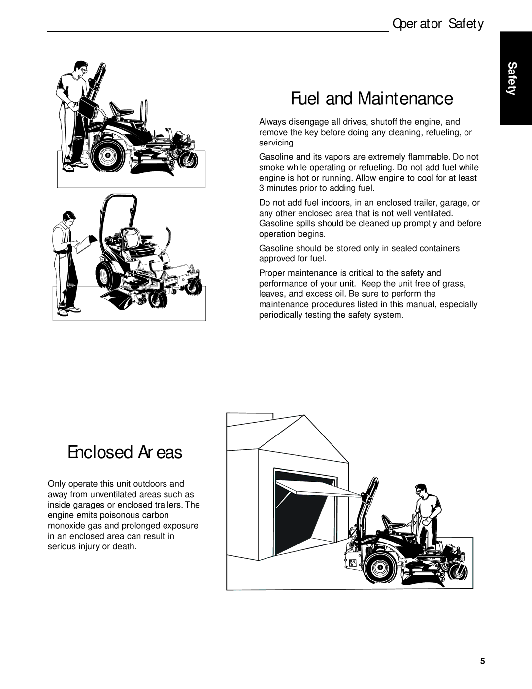 Briggs & Stratton 5900640 manual Fuel and Maintenance 