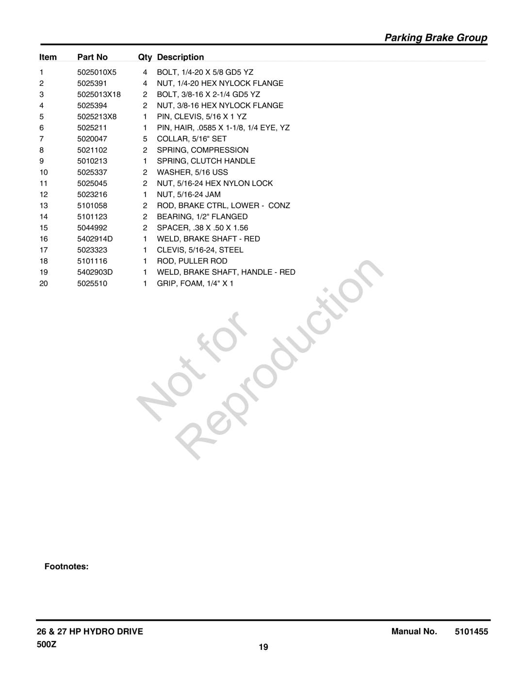 Briggs & Stratton 5900731 manual SPRING, Compression 