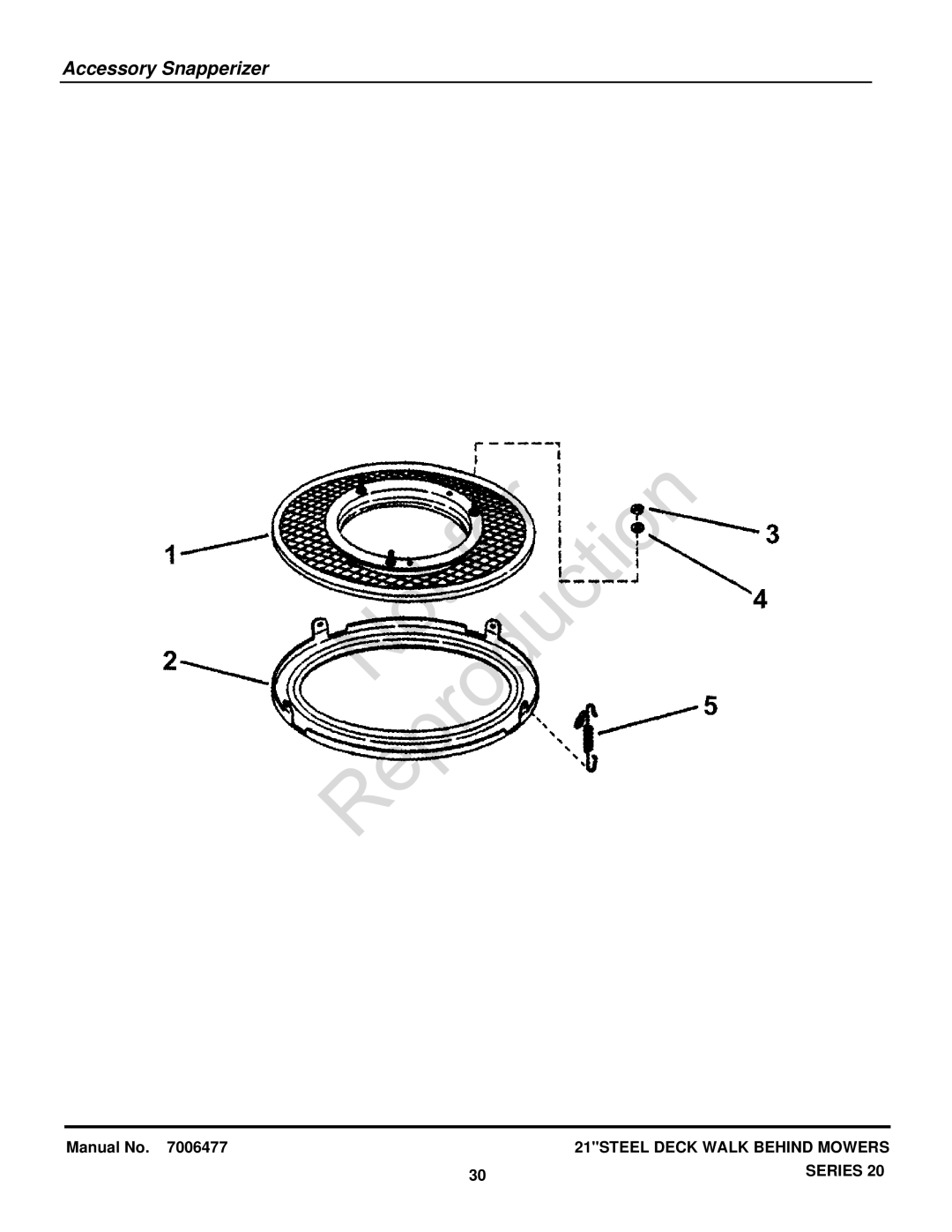 Briggs & Stratton 7800602, 7800600, 7800601, 7800596, 7800554, 7800439, 7800597, 7800438, 7800555, 7800437 Accessory Snapperizer 