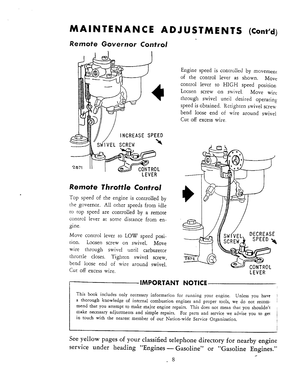 Briggs & Stratton 8-P manual 