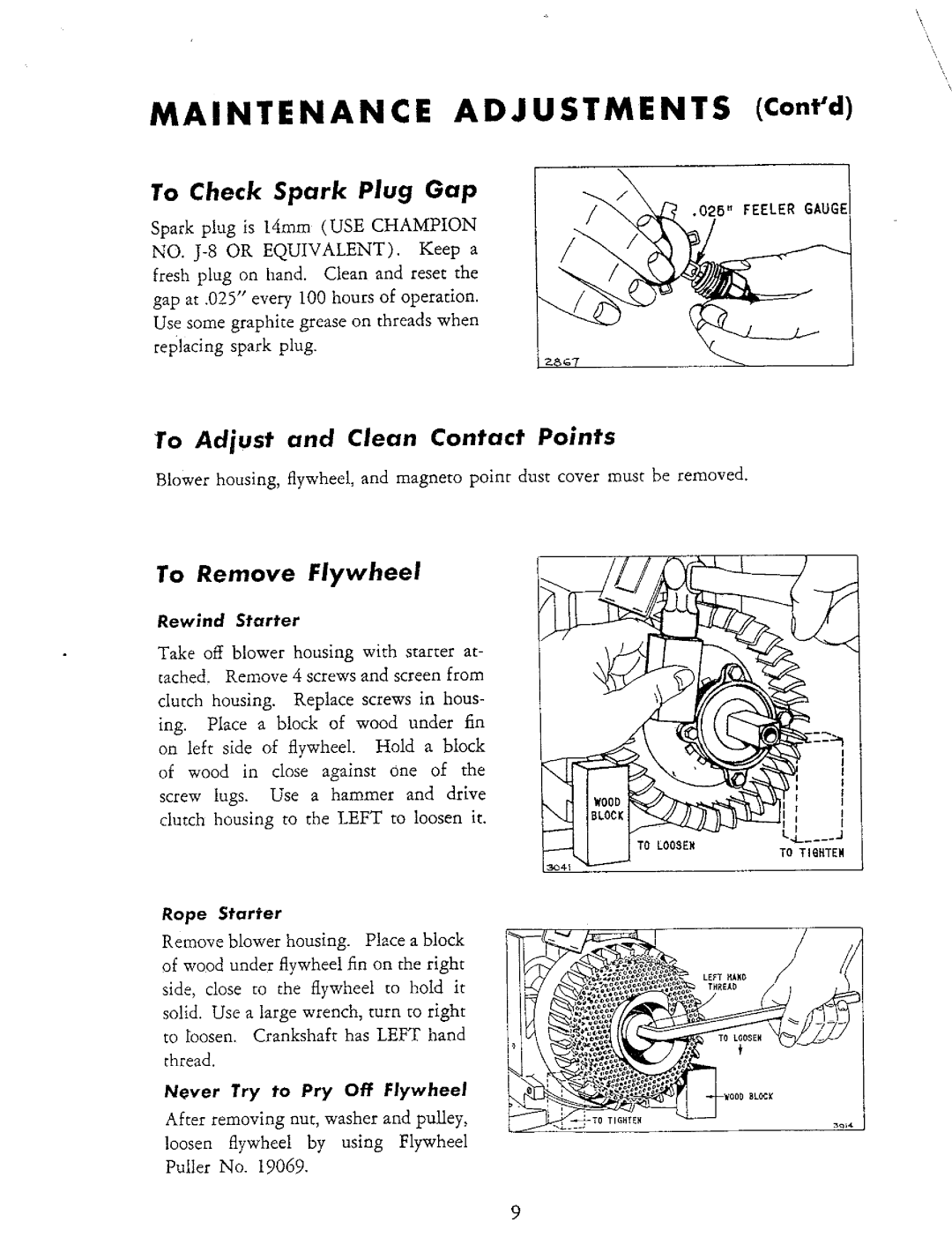 Briggs & Stratton 8-P manual 