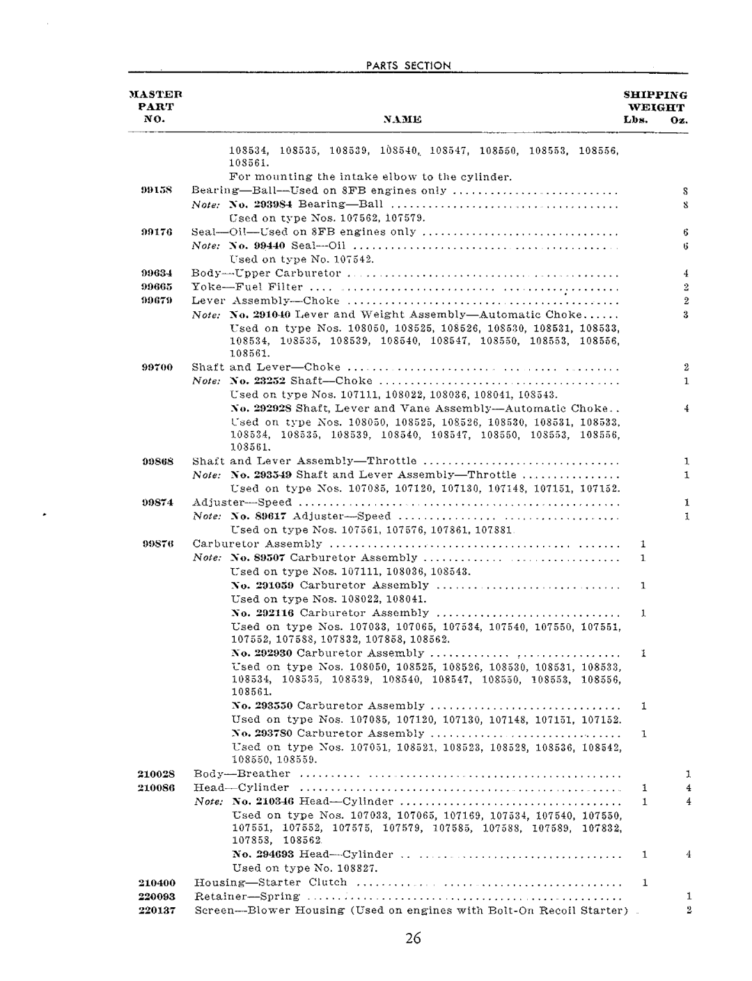 Briggs & Stratton 8-P manual 