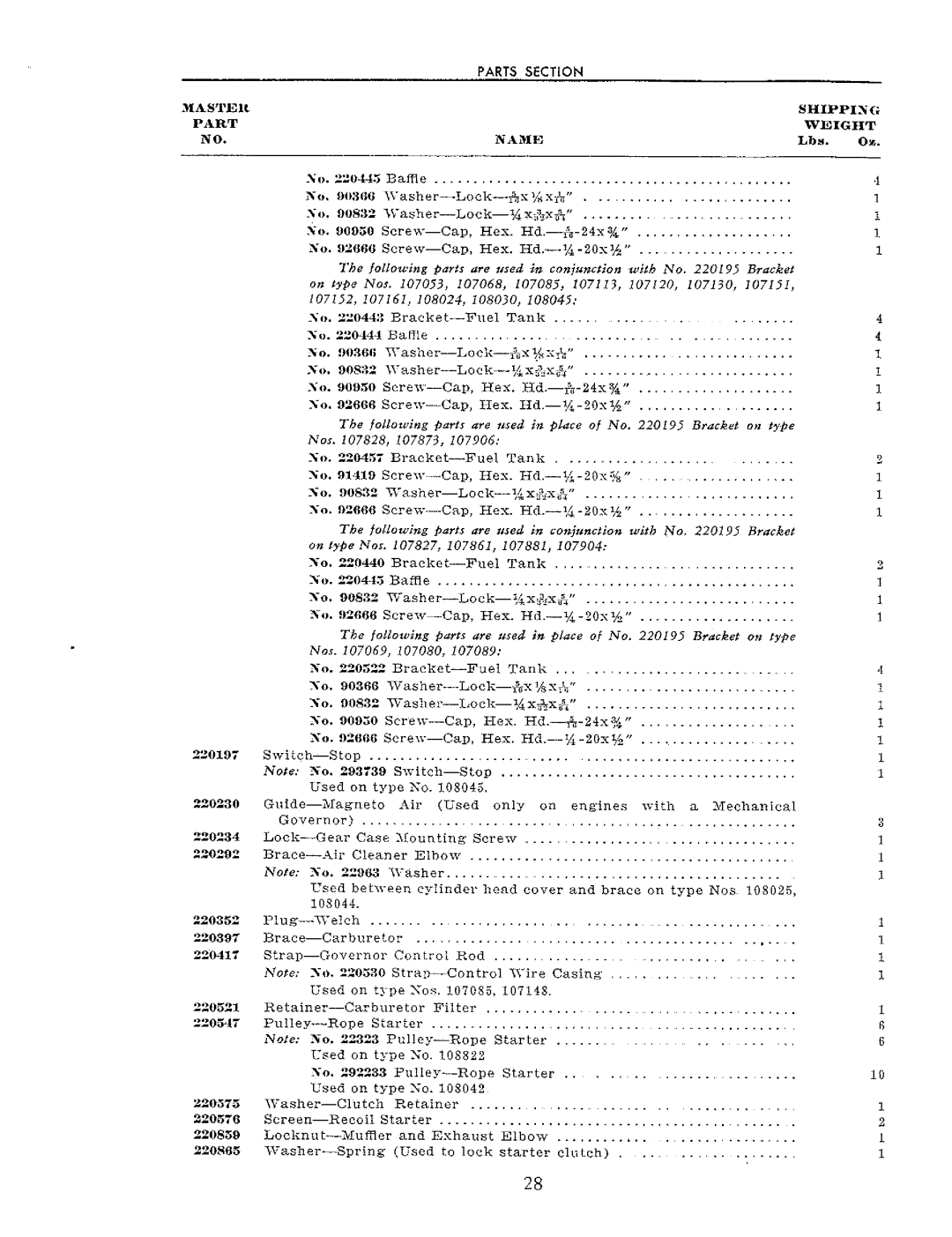 Briggs & Stratton 8-P manual 