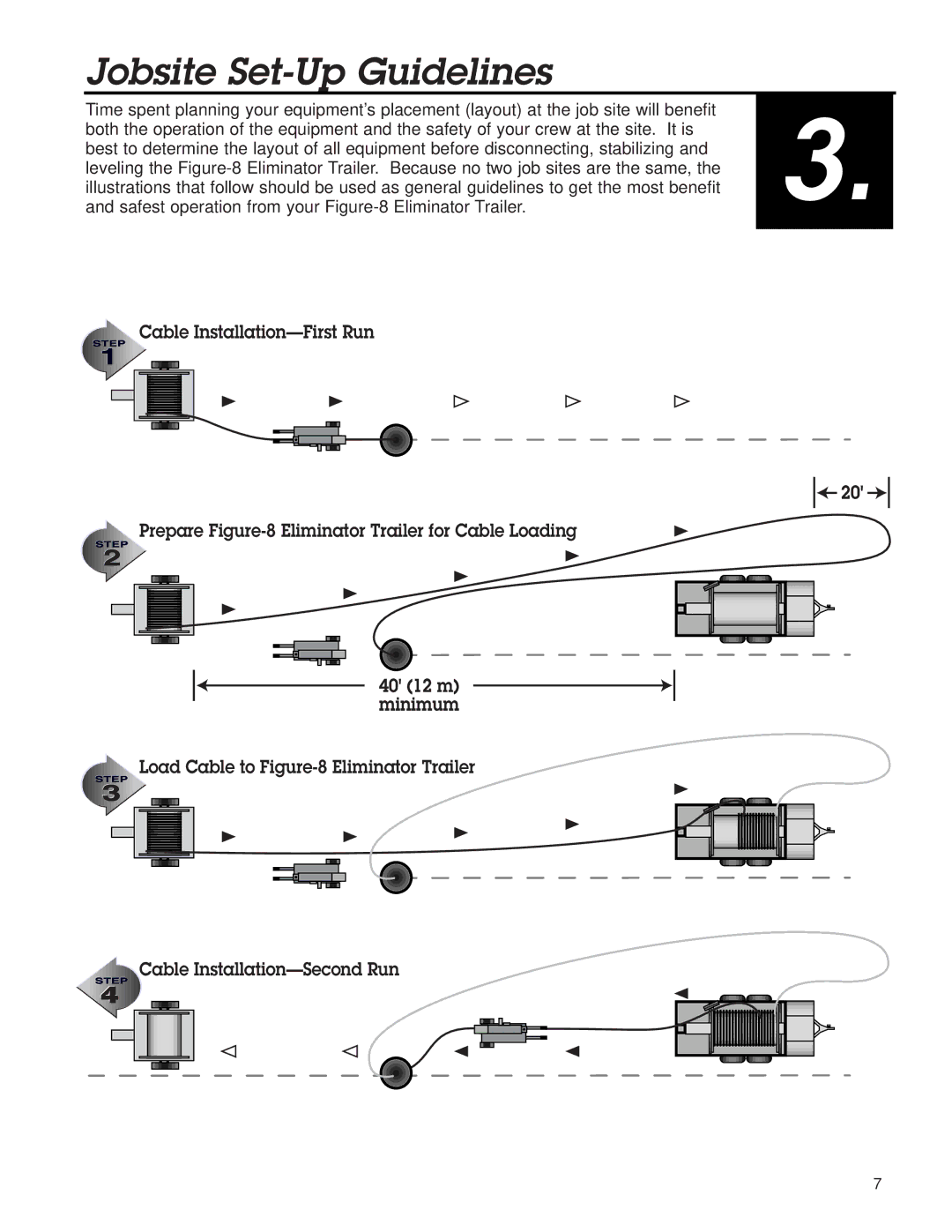 Briggs & Stratton 8 manual Jobsite Set-Up Guidelines 