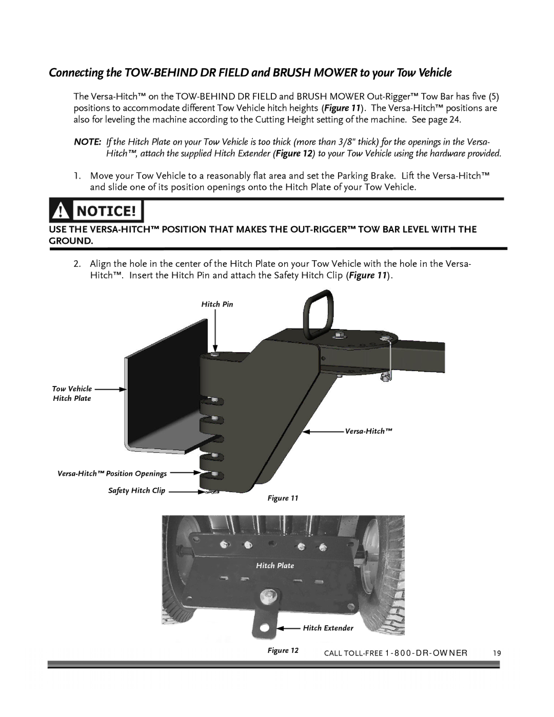 Briggs & Stratton FIELD and BRUSH MOWER manual Hitch Plate 