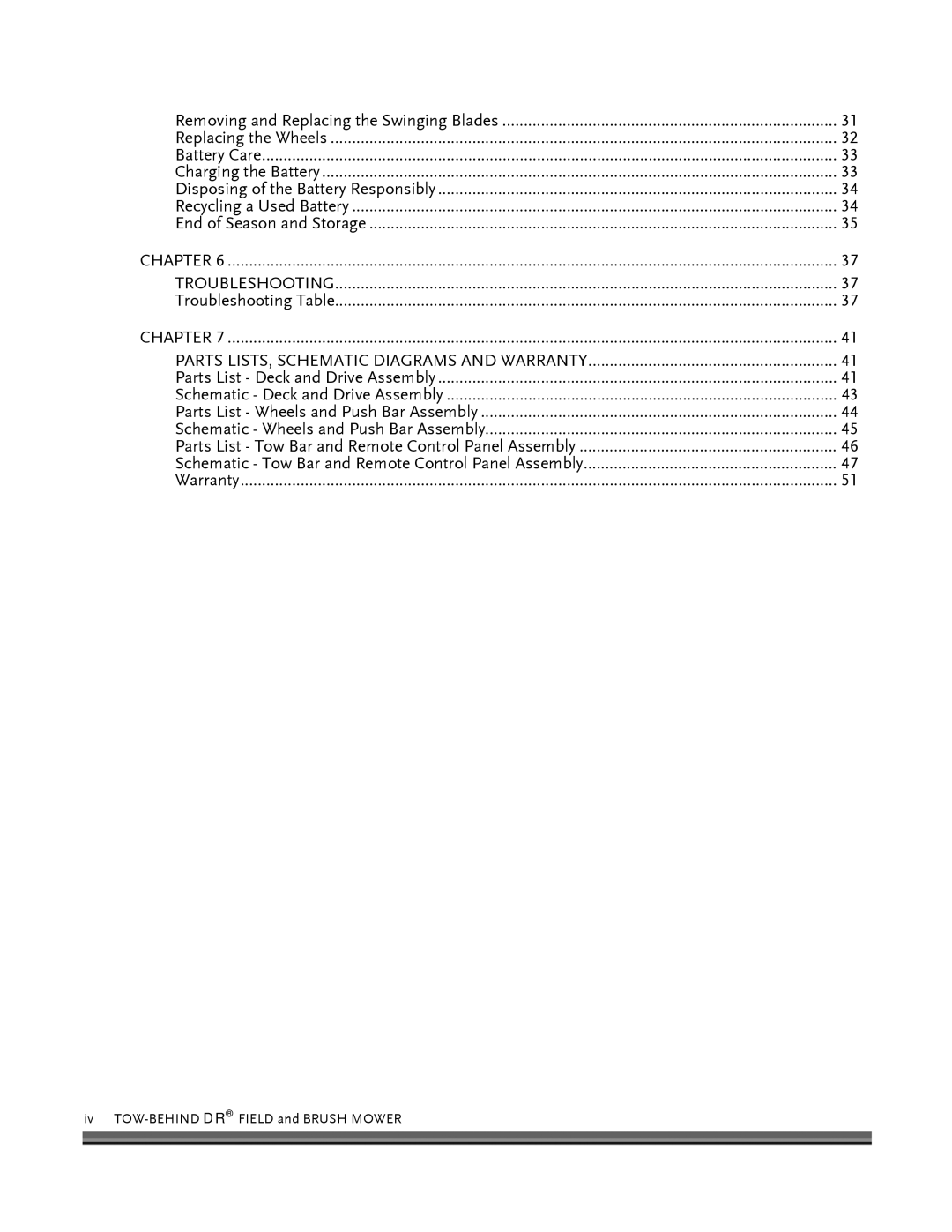 Briggs & Stratton FIELD and BRUSH MOWER manual Parts LISTS, Schematic Diagrams and Warranty 