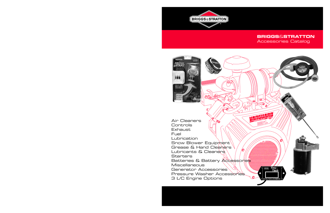 Briggs & Stratton 272147, MS-8746, CE-8069, 247041, CE-3086, CE-3049, 275072, MS-5568, 271172, CE-3048 manual Briggs&Stratton 