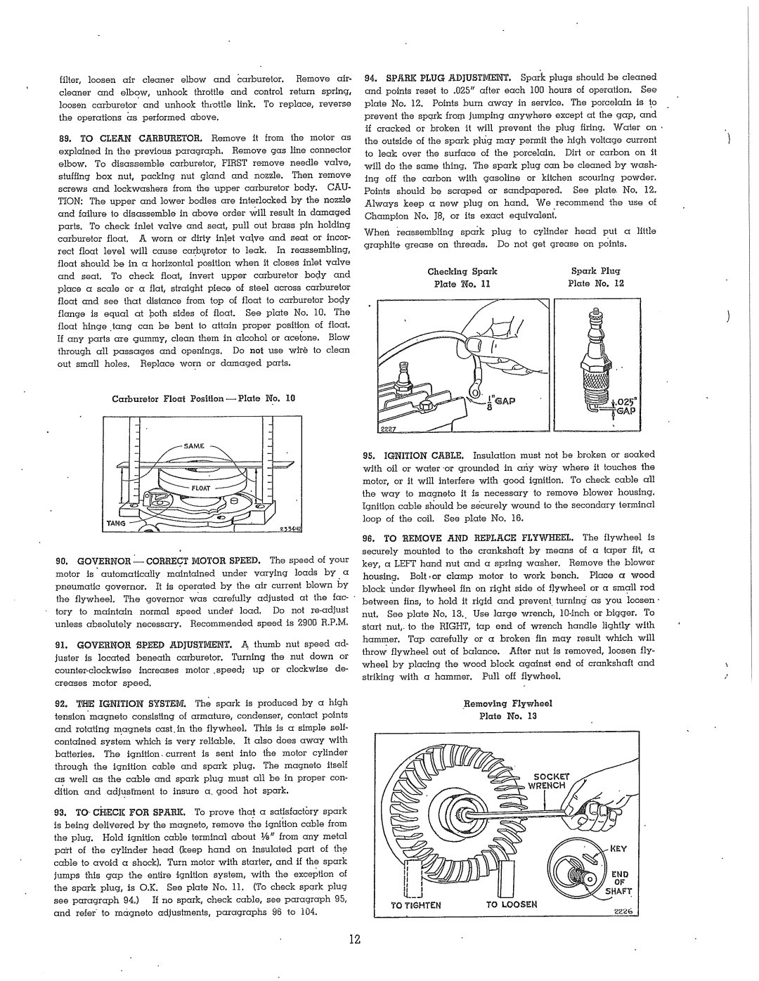 Briggs & Stratton PC304, PC307, PC306, PC305, PC300, PC303 manual 